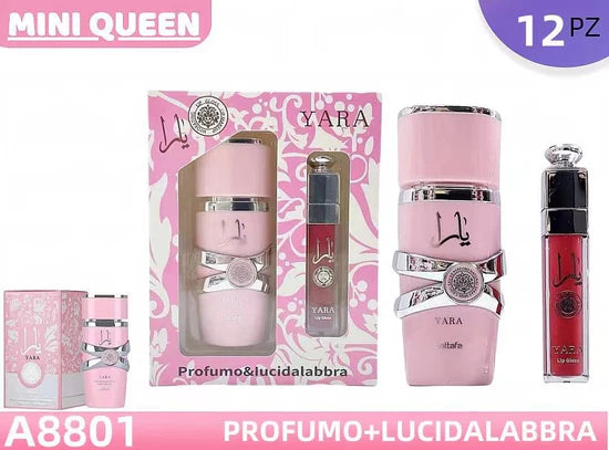 PACK PERFUME Y GLOSS LABIAL YARA