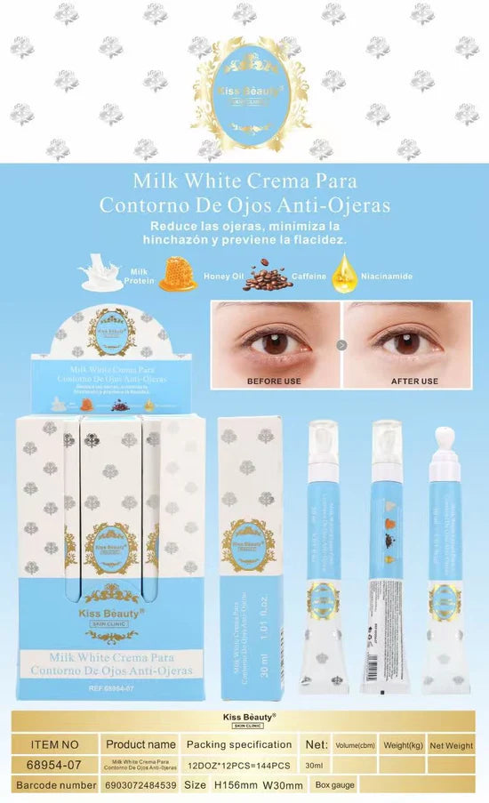 CONTORNO DE OJO CON APLICADOR MILK WHITE