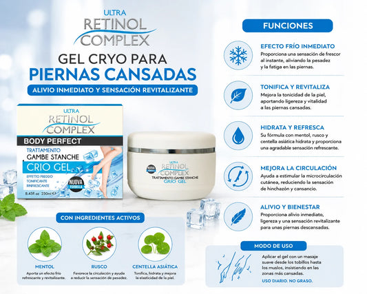 Gel Tratamiento Piernas Cansadas