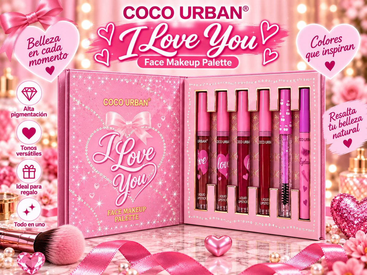 Pack de Maquillaje con 5 páginas Coco Urban Retro Cherry Exclusivas