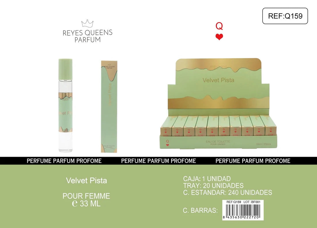 Perfume Reyes Queen Velvet Pista 33ml
