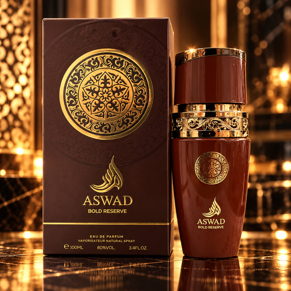 Perfume Kyra aswad bold reserve marrón