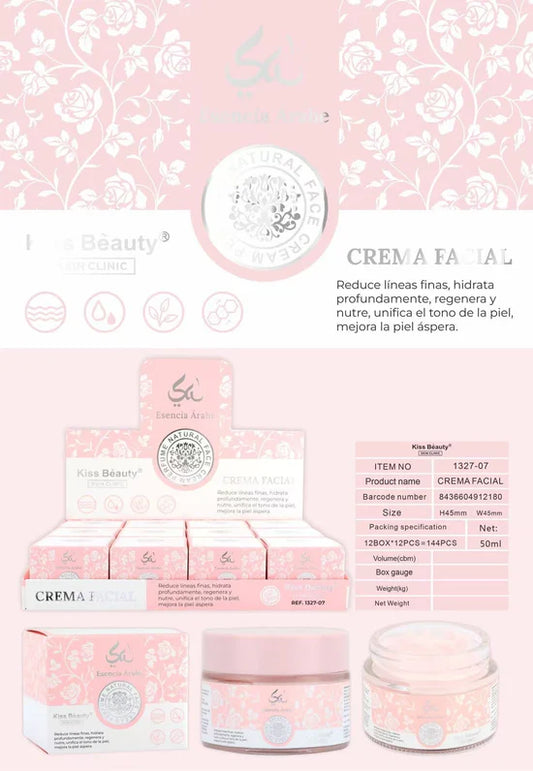 CREMA FACIAL ESENCIA YARA ROSA
