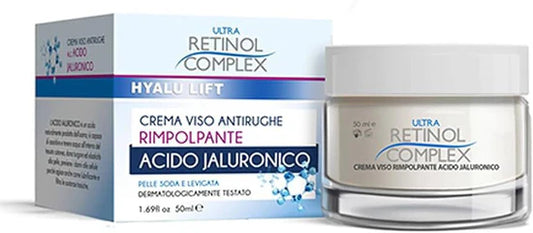 Crema Facial Antiarruga con Ácido Hialuronico