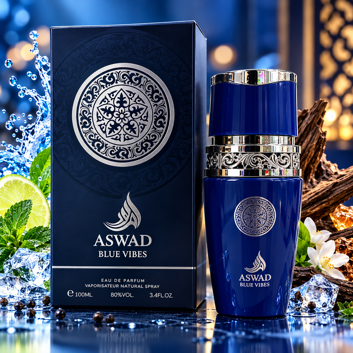 Perfume Kyra aswad blue yara Assad azul