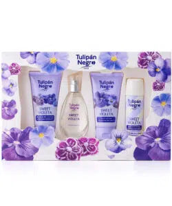 Estuche Tulipán Negro Sweet Violeta