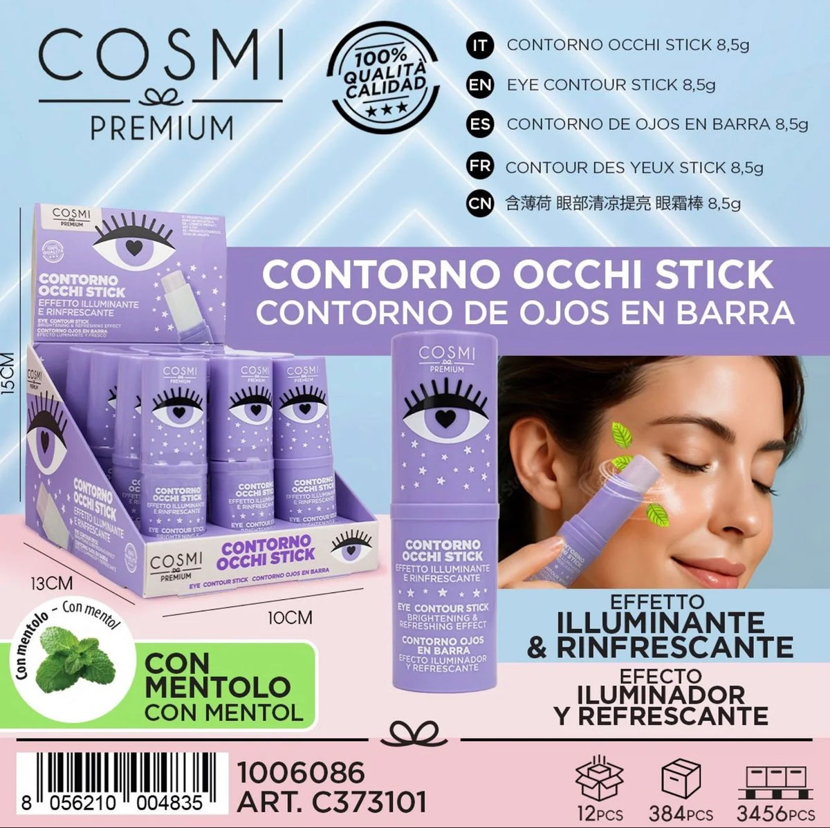 Contorno de Ojos en Barra Efecto Refrescante e Iluminadora