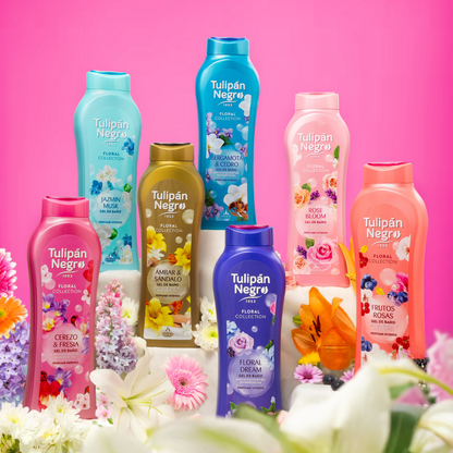 Gel de Baño Tulipán Negro Frutos Rosas 650 ml