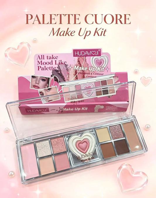 Paleta Sombra + Iluminador Hudamoji