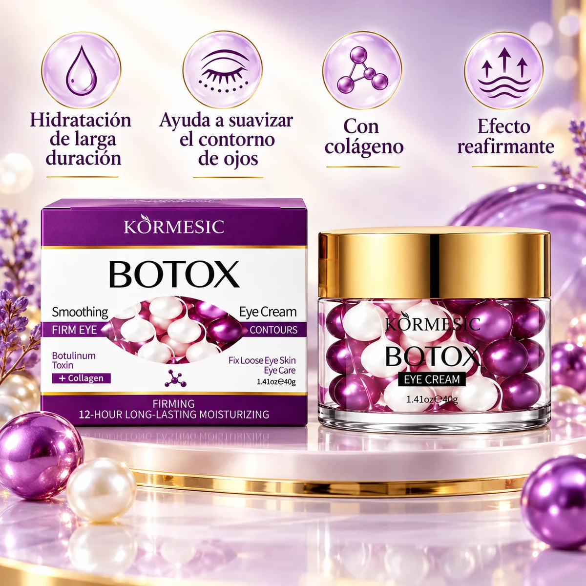 Crema Contorno de Ojo de Botox y Colágeno