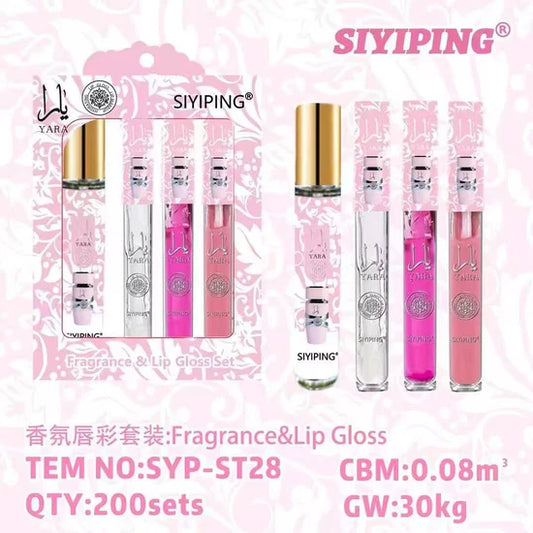 SET PERFUME + GLOSS YARA