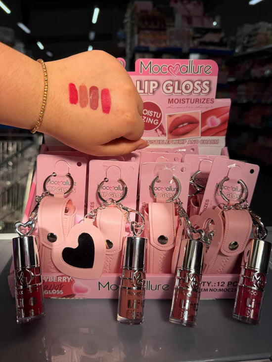 Lip Gloss Inpirado en YSL Con Funda y Espejo