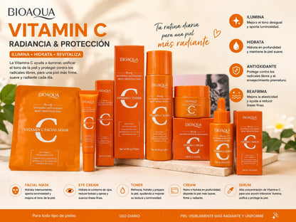 Mascarilla facial Antimancha Iluminadora con vitamina C