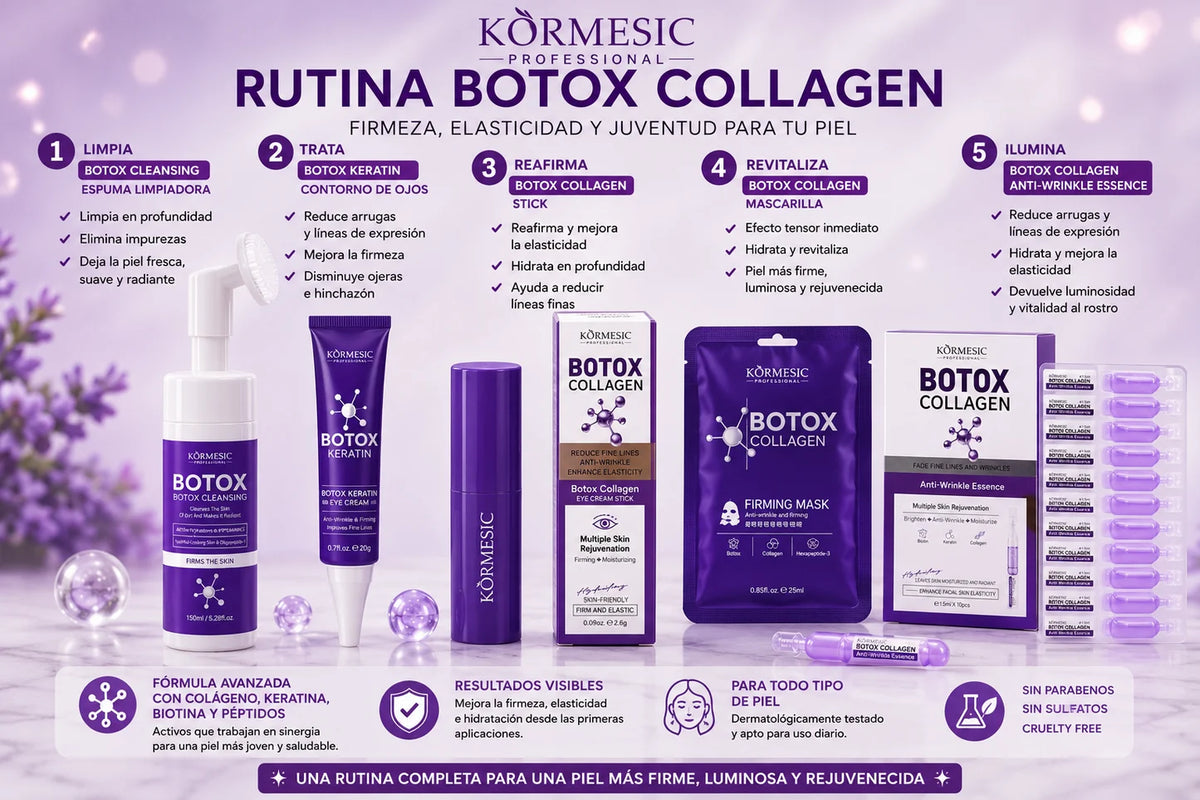 Espuma Limpiadora Facial Efecto Botox Masajeador , Colágeno y Tripéptido-1 – 150 m