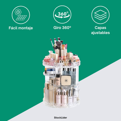 Organizador de maquillaje