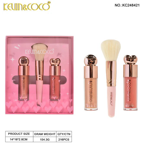 PACK COLORETE + BRONCEADOR/ILUMINADOR Y BROCHA DE REGALO