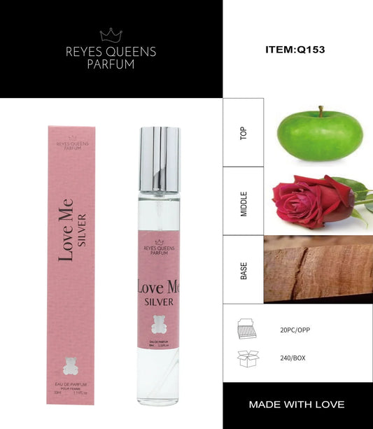Reyes queen mini perfume love me plata