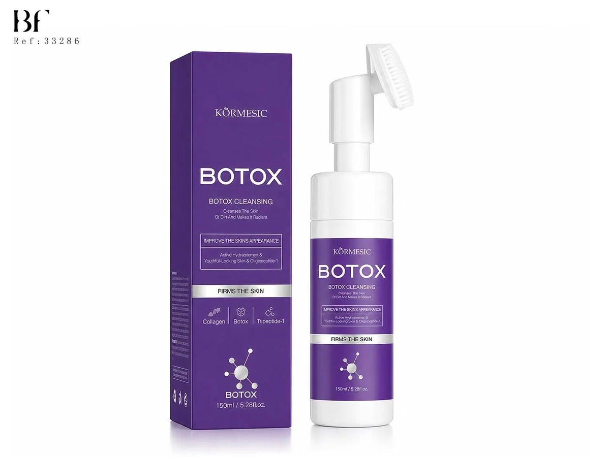 Espuma Limpiadora Facial Efecto Botox Masajeador , Colágeno y Tripéptido-1 – 150 m