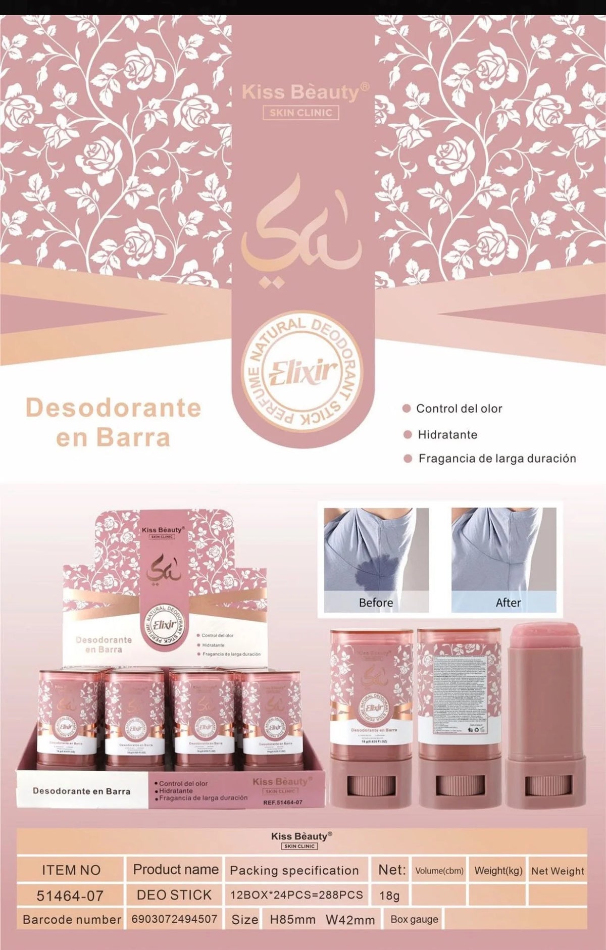 Perfume en Barra Esencia Arabe Elixir