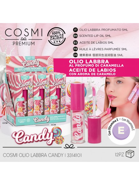 Aceite Labial Bicolor Caramelo