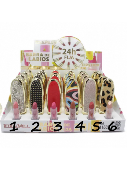 BARRA DE LABIOS VIRALES FIJO 24H LETICIA WELL