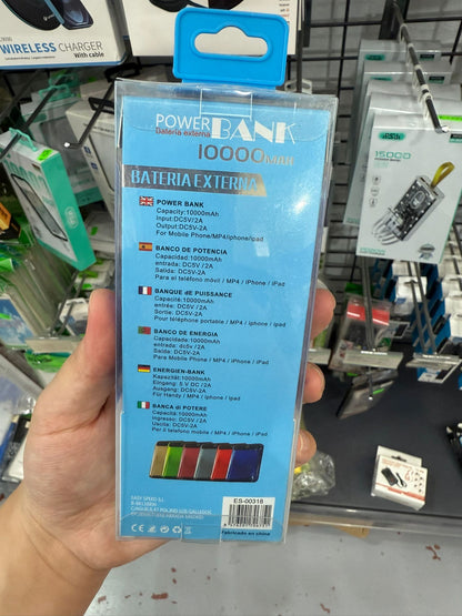 POWERBANK / CARGADOR PORTÁTIL 10000MAH