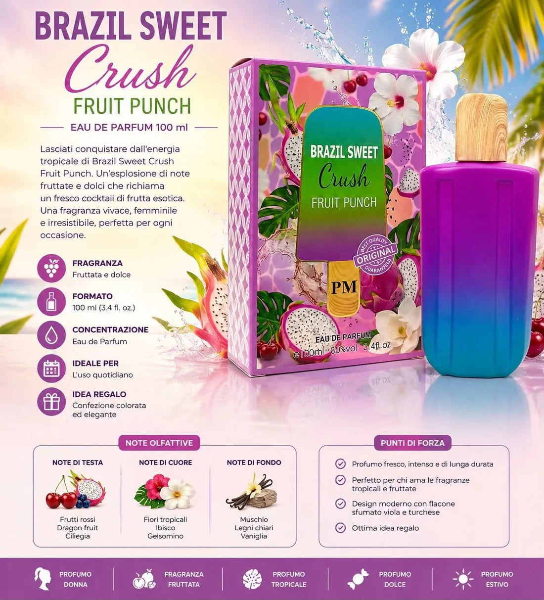 Perfume Brazil Sweet Crusch Fruit Punch