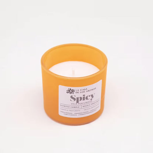 VELA AROMÁTICA CANELA NARANJA SPICY 90GRS