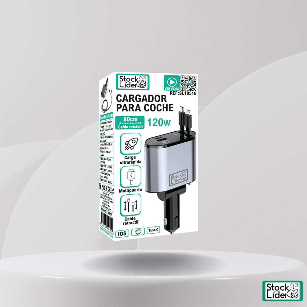 Cargador para coche Ultrarapida