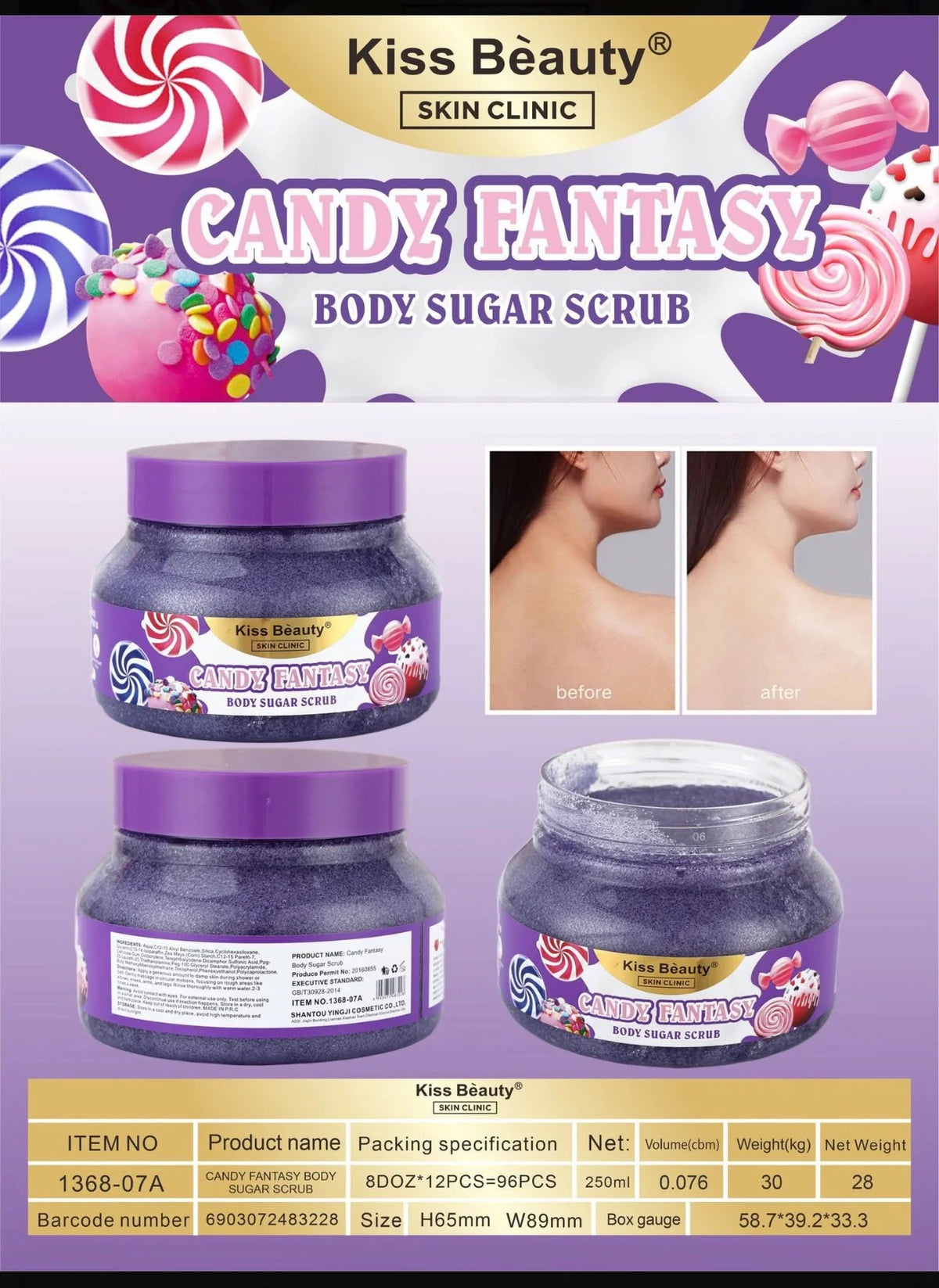 Exfoliante corporal Ice Cream kiss Beauty