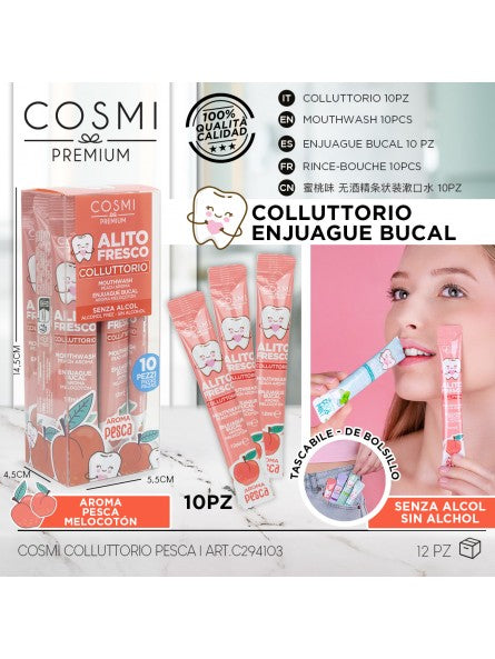 ENJUAGUE BUCAL AROMA MELOCOTON