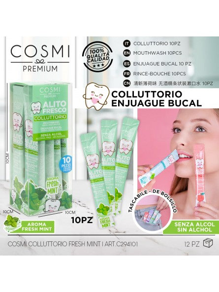 ENJUAGUE BUCAL AROMA MENTA FUERTE