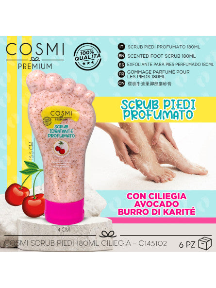 EXFOLIANTE PIES CEREZA