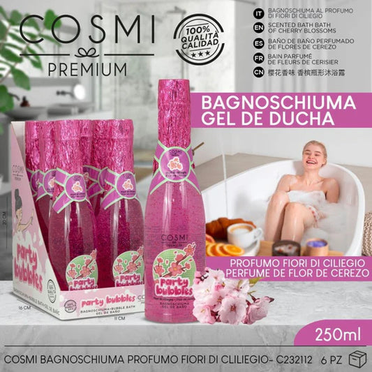 GEL DUCHA CHAMPAN BURBUJAS FLOR CEREZO