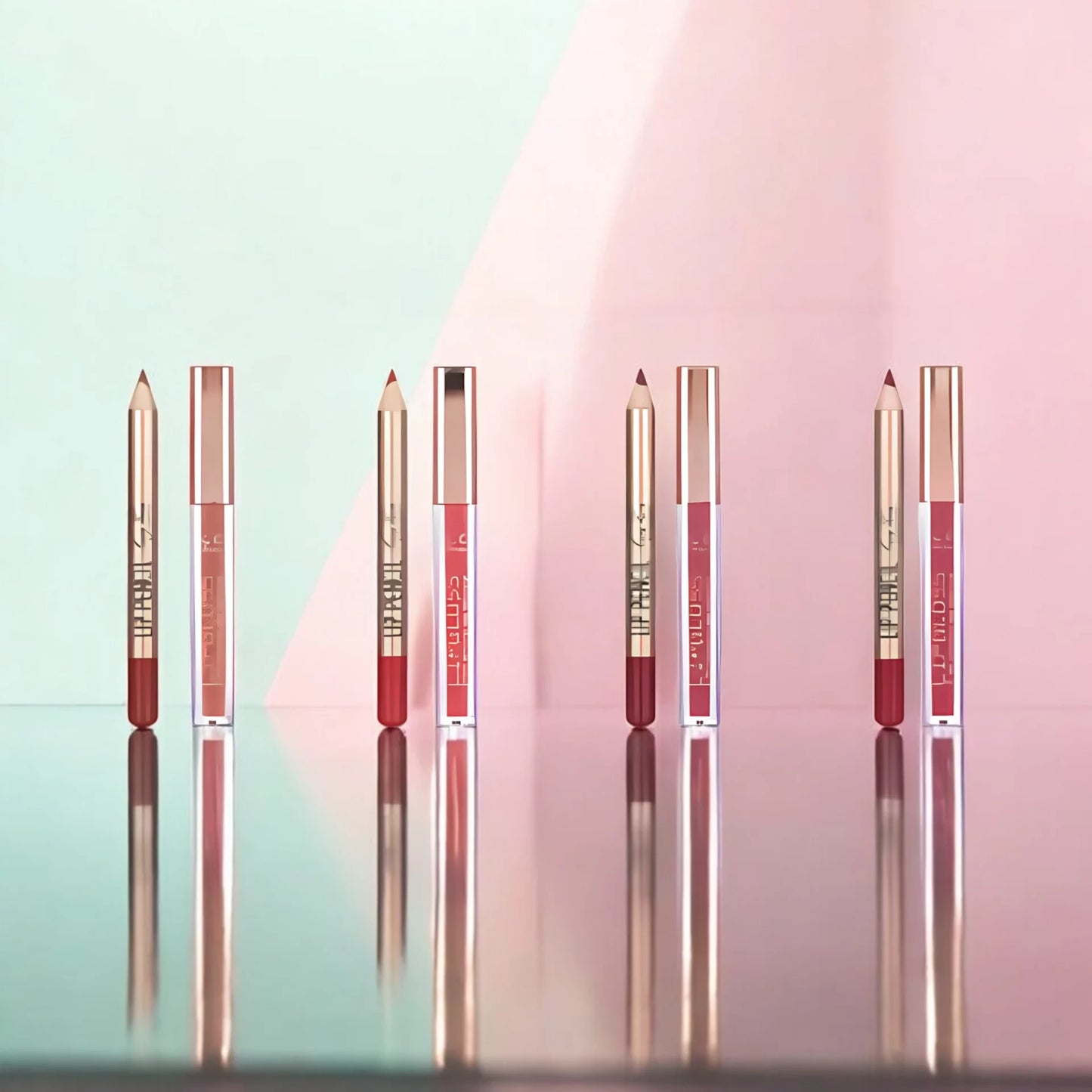 LIP COMBO 24H WATERPROOF GLOSS + PERFILADOR