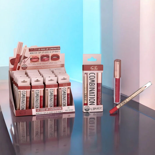 LIP COMBO 24H WATERPROOF GLOSS + PERFILADOR