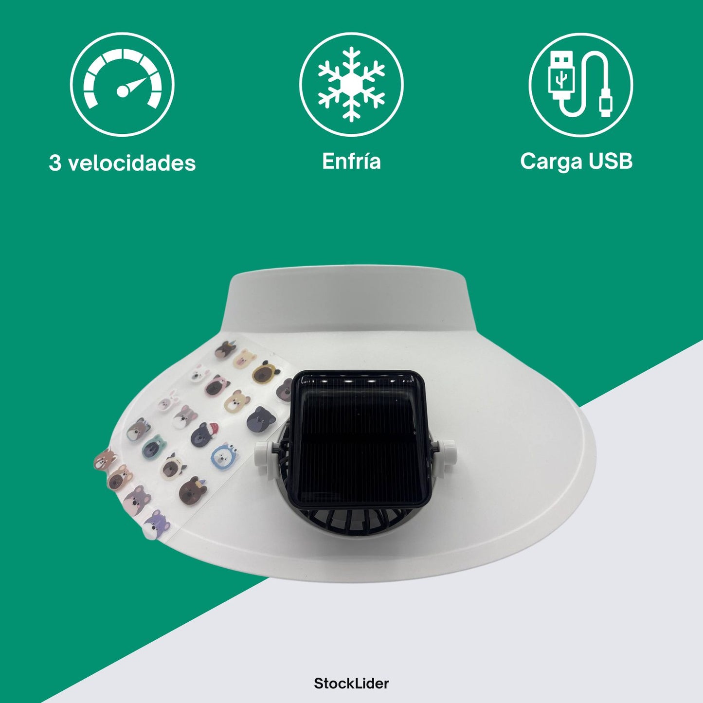 GORRA VENTILADOR