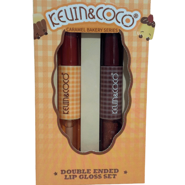 PACK DE BRILLO DE LABIOS DOBLE KEVIN & COCO
