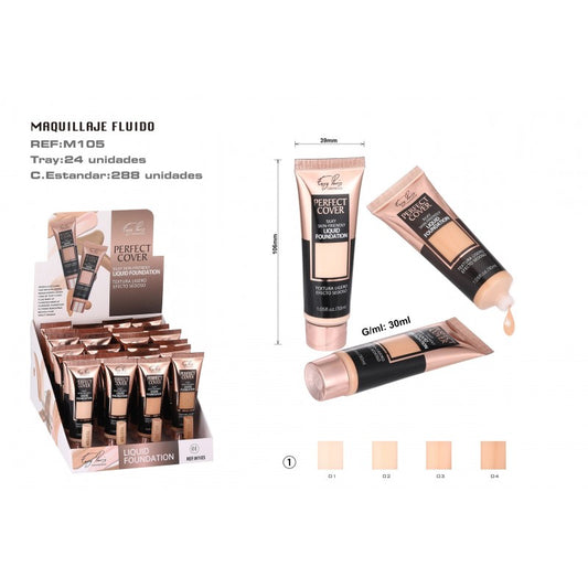 MAQUILLAJE FLUIDO PERFECT COVER
