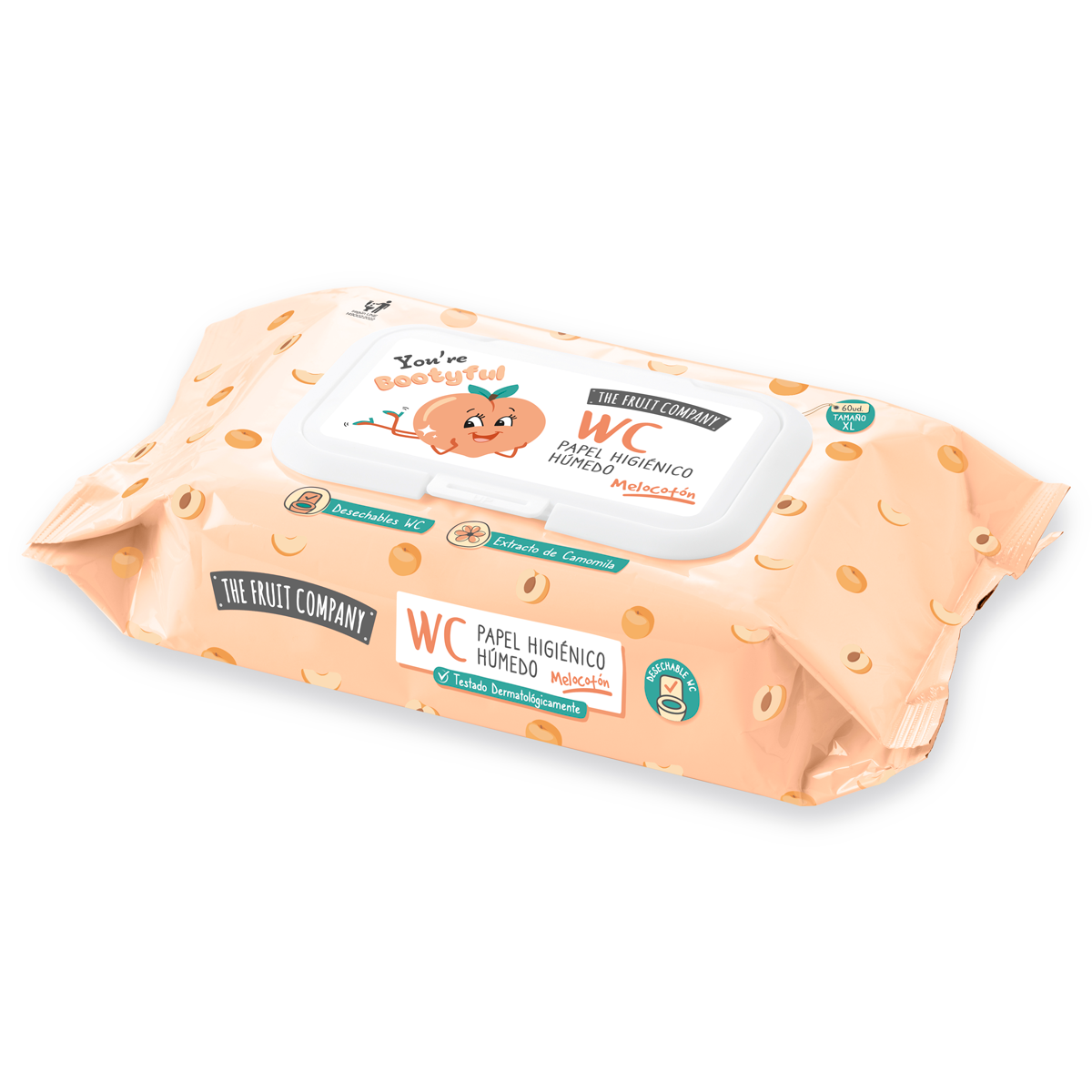 Papel Higiénico Húmedo Melocotón TFC